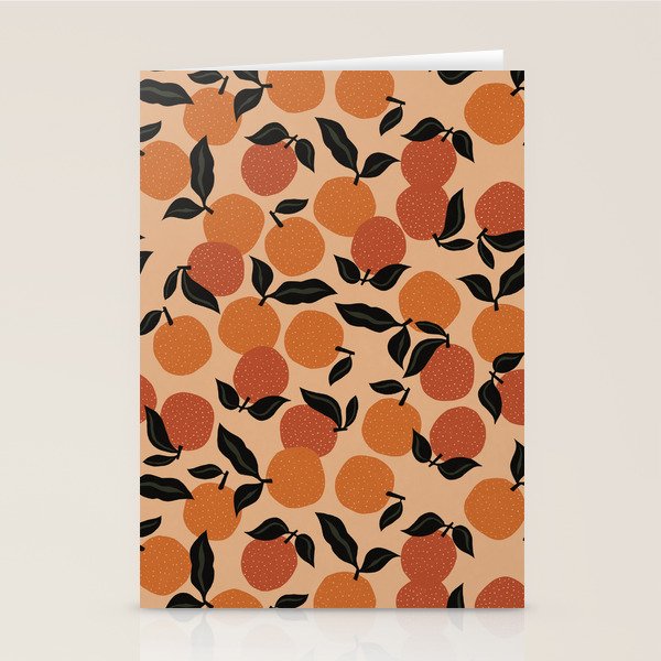Seamless Citrus Pattern / Oranges Stationery Card Gallery Image 2