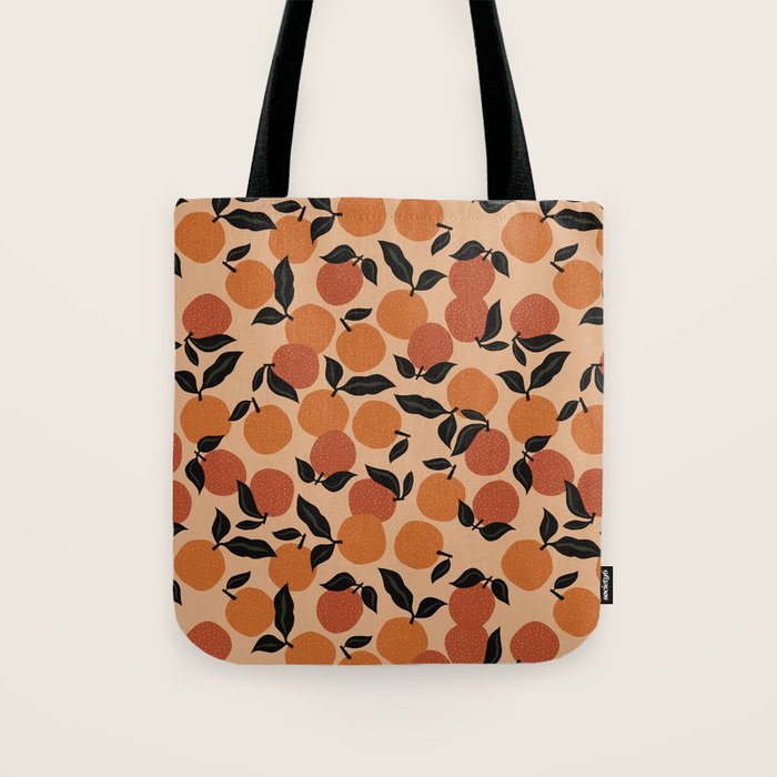 Seamless Citrus Pattern / Oranges Tote Bag Gallery Image 1