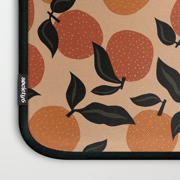 Seamless Citrus Pattern / Oranges Laptop Sleeve Gallery Image 3