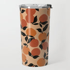 Seamless Citrus Pattern / Oranges Travel Mug Gallery Image 2