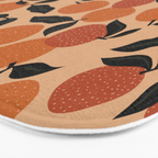 Seamless Citrus Pattern / Oranges Bath Mat Gallery Image 3