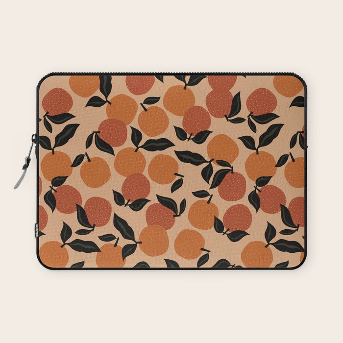 Seamless Citrus Pattern / Oranges Laptop Sleeve Gallery Image 1