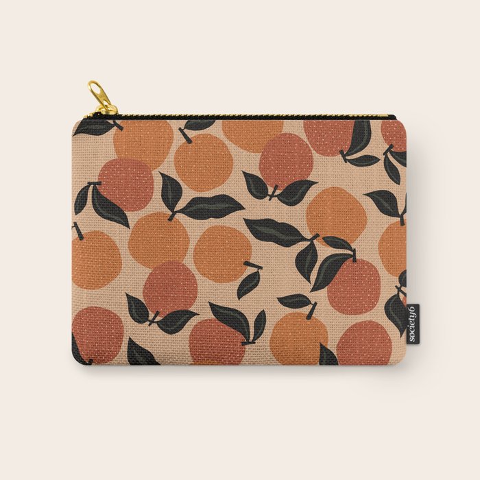 Seamless Citrus Pattern / Oranges Carry All Pouch Gallery Image 1