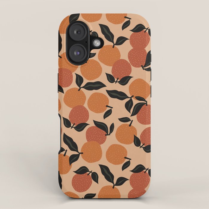 Seamless Citrus Pattern / Oranges iPhone Case Gallery Image 1