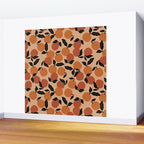 Seamless Citrus Pattern / Oranges Wall Mural Gallery Image 2