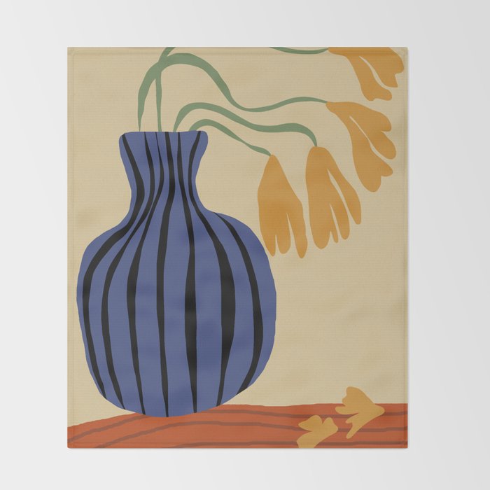 Falling petals  Throw Blanket Gallery Image 2