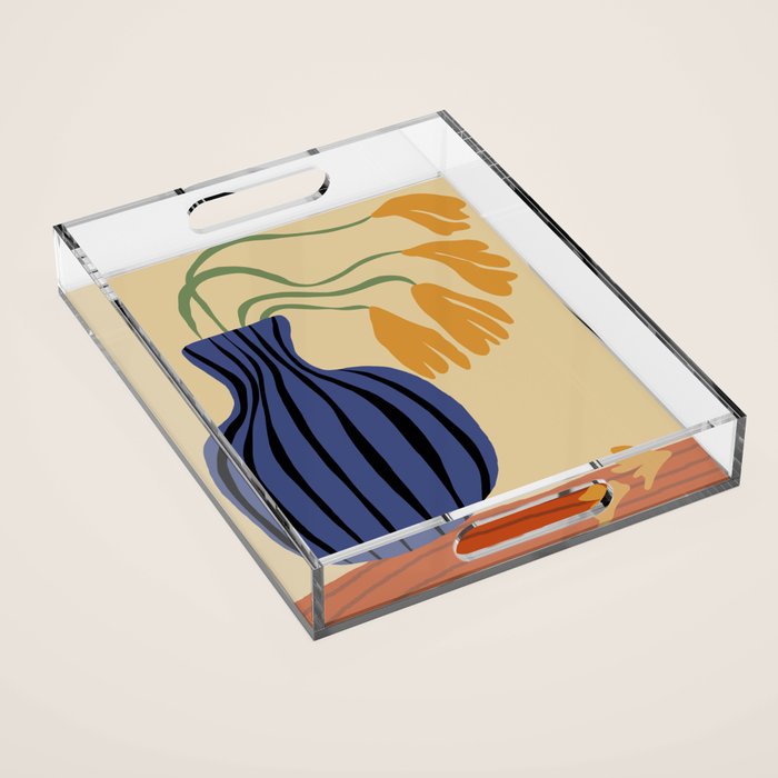 Falling petals  Acrylic Tray Gallery Image 1