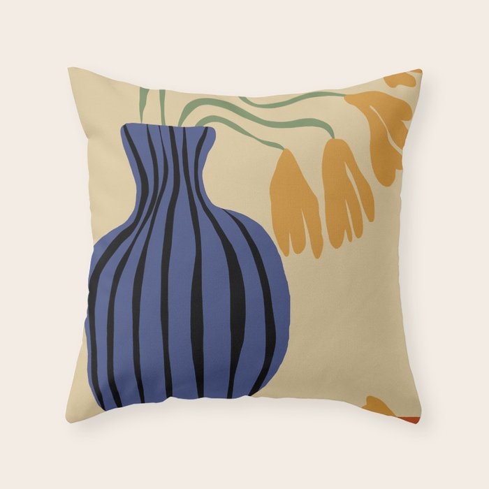 Falling petals  Throw Pillow Gallery Image 6