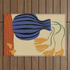 Falling petals  Outdoor Rug Gallery Image 1