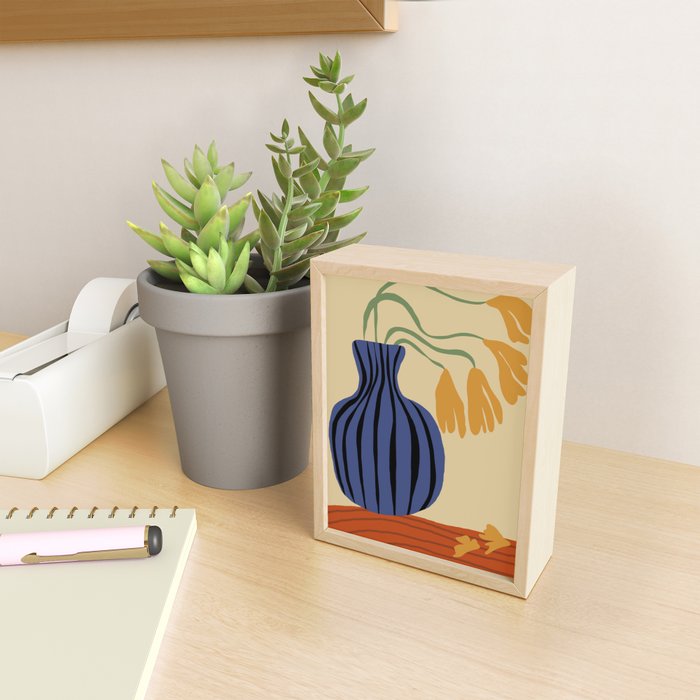 Falling petals  Mini Art Print Gallery Image 2