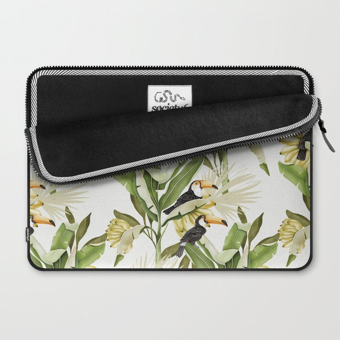 Toucans in Banana Plantation N Laptop Sleeve Gallery Image 2
