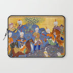  Shirin and Khusraw hunting  Antique Islamic Art  Laptop Sleeve Gallery Image 1