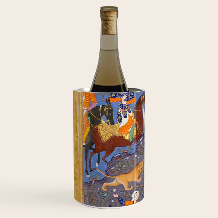  Shirin and Khusraw hunting  Antique Islamic Art  Wine Chiller Gallery Image 2
