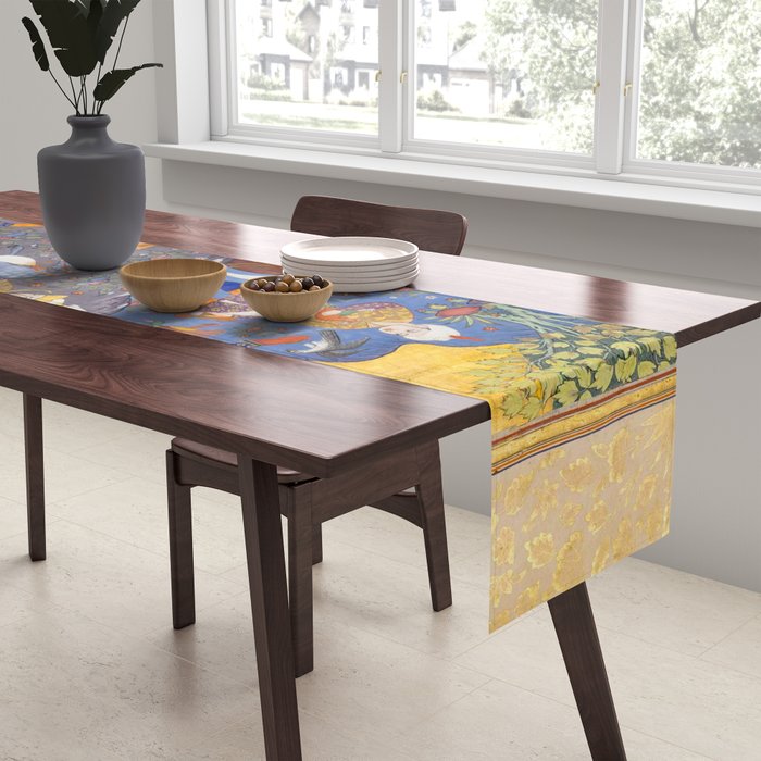  Shirin and Khusraw hunting  Antique Islamic Art  Table Runner Gallery Image 2