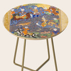  Shirin and Khusraw hunting  Antique Islamic Art  Side Table Gallery Image 2