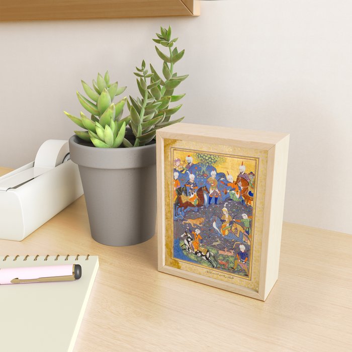  Shirin and Khusraw hunting  Antique Islamic Art  Mini Art Print Gallery Image 2