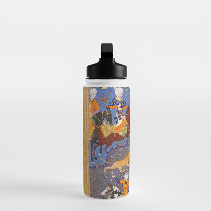  Shirin and Khusraw hunting  Antique Islamic Art  Water Bottle Gallery Image 3