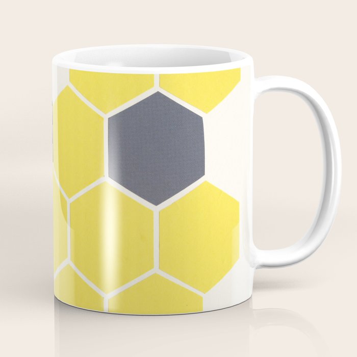 Yellow Honeycomb Coffee Mug Gallery Image 1