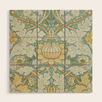 William Morris Vintage St James Palace 1881 Wood Wall Art Gallery Image 1