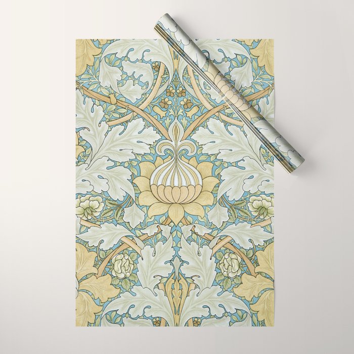 William Morris Vintage St James Palace 1881 Wrapping Paper Gallery Image 1