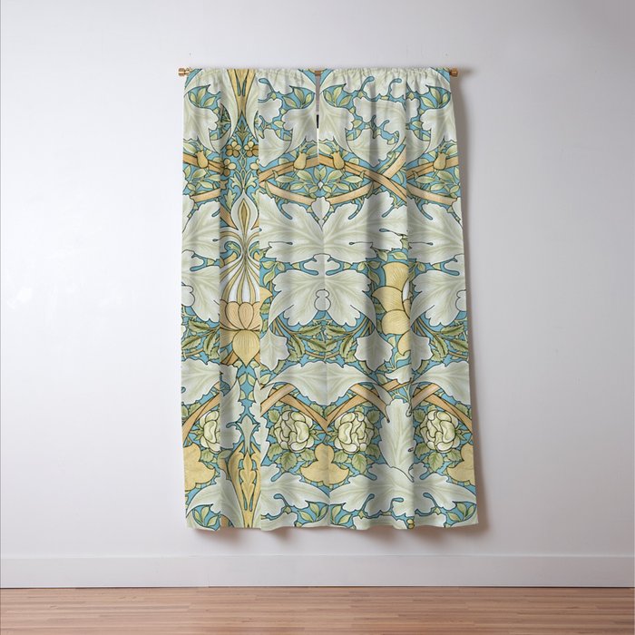 William Morris Vintage St James Palace 1881 Window Curtain Gallery Image 3