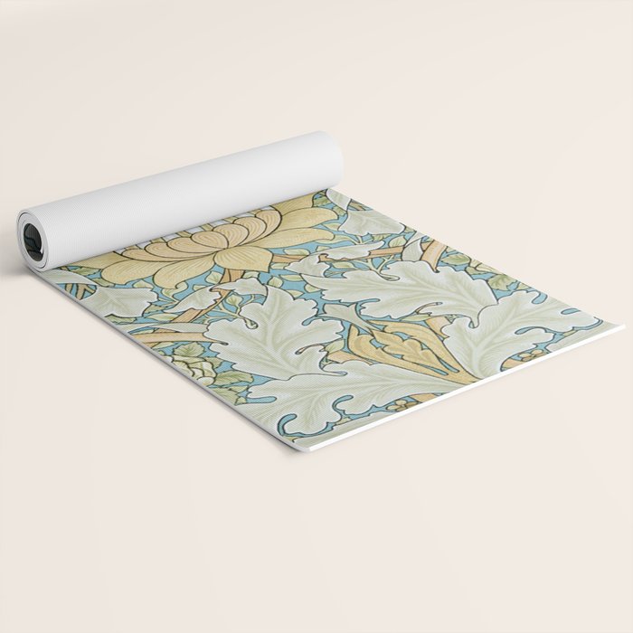 William Morris Vintage St James Palace 1881 Yoga Mat Gallery Image 2