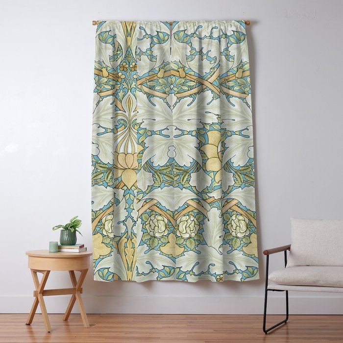 William Morris Vintage St James Palace 1881 Window Curtain Gallery Image 5
