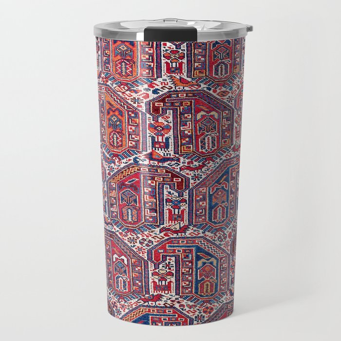 Khamseh Fars Southwest Persian Rug Print Travel Mug Gallery Image 1