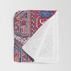 Khamseh Fars Southwest Persian Rug Print Throw Blanket Gallery Image 3