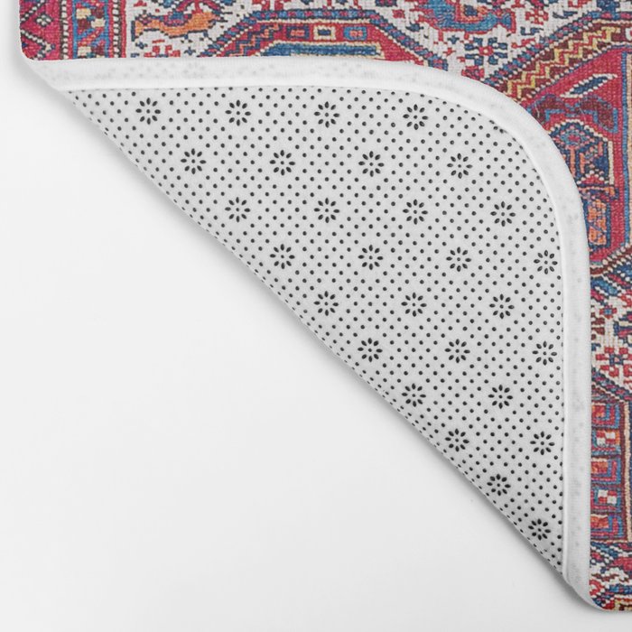 Khamseh Fars Southwest Persian Rug Print Bath Mat Gallery Image 2