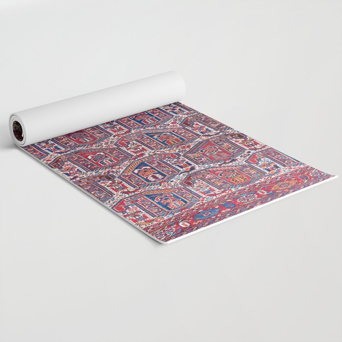 Khamseh Fars Southwest Persian Rug Print Yoga Mat Gallery Image 2