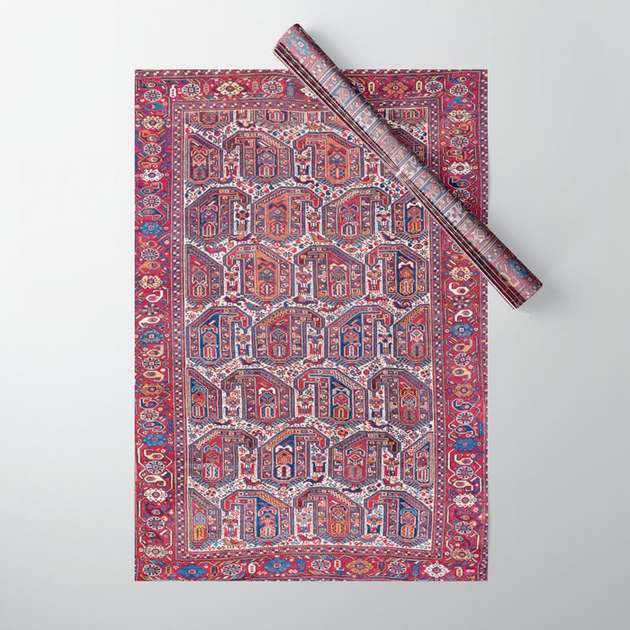 Khamseh Fars Southwest Persian Rug Print Wrapping Paper