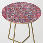 Khamseh Fars Southwest Persian Rug Print Side Table Gallery Image 2