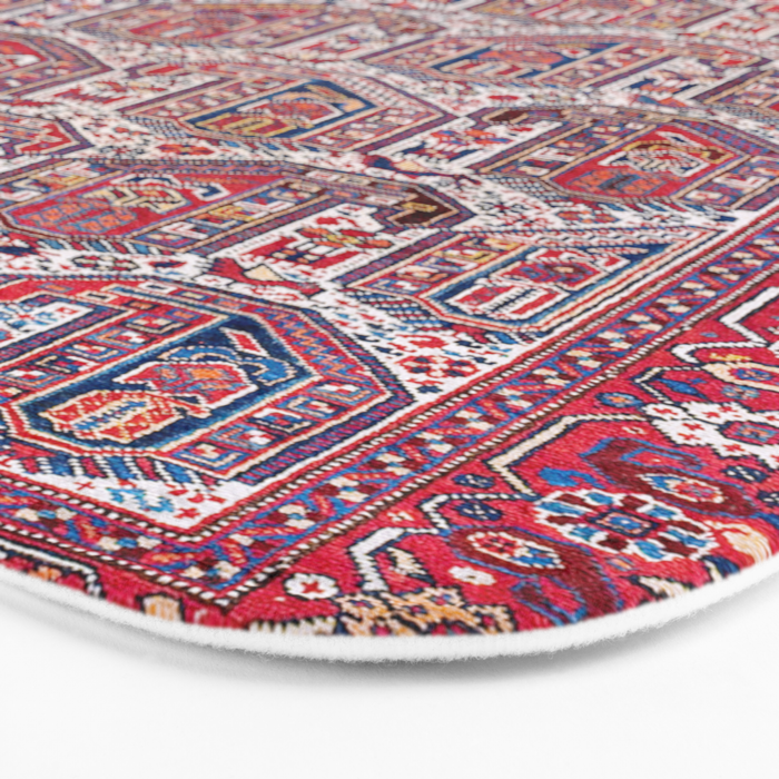 Khamseh Fars Southwest Persian Rug Print Bath Mat Gallery Image 3
