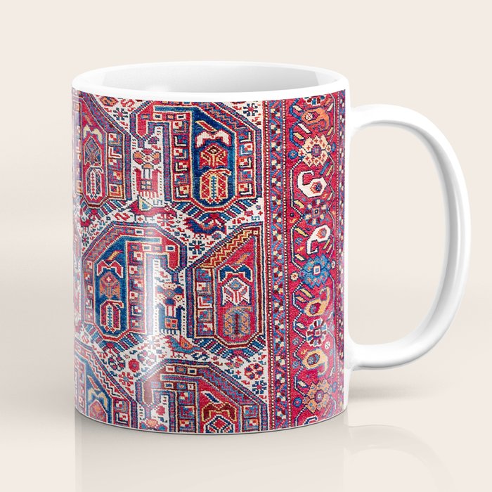 Khamseh Fars Southwest Persian Rug Print Coffee Mug Gallery Image 1