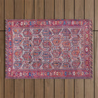 Khamseh Fars Southwest Persian Rug Print Outdoor Rug Gallery Image 1