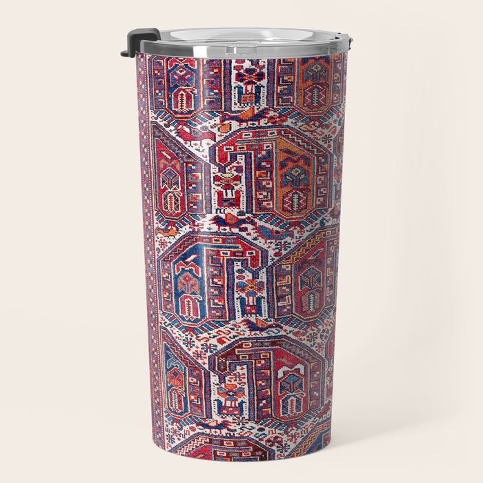 Khamseh Fars Southwest Persian Rug Print Travel Mug Gallery Image 3