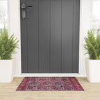 Khamseh Fars Southwest Persian Rug Print Welcome Mat Gallery Image 3