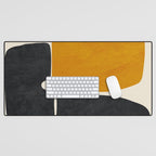 Modern Abstract Minimal Shapes 216 Desk Mat Gallery Image 1