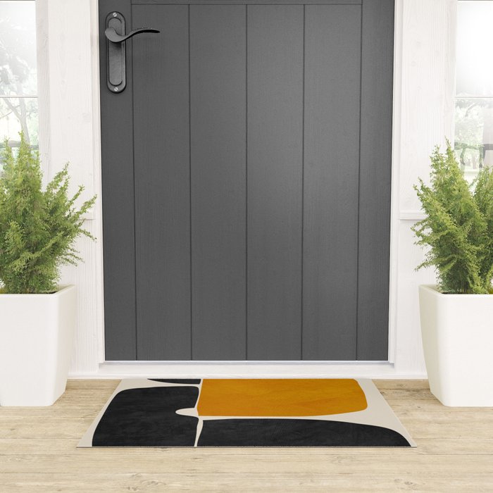 Modern Abstract Minimal Shapes 216 Welcome Mat Gallery Image 3