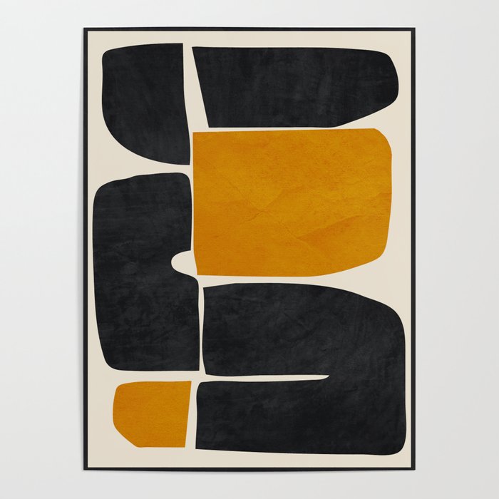 Modern Abstract Minimal Shapes 216 Poster Gallery Image 4