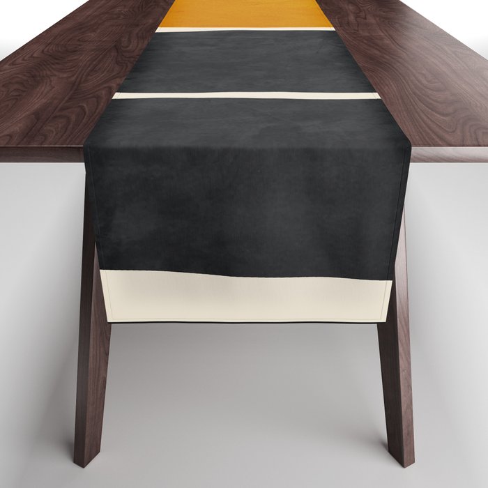 Modern Abstract Minimal Shapes 216 Table Runner Gallery Image 1