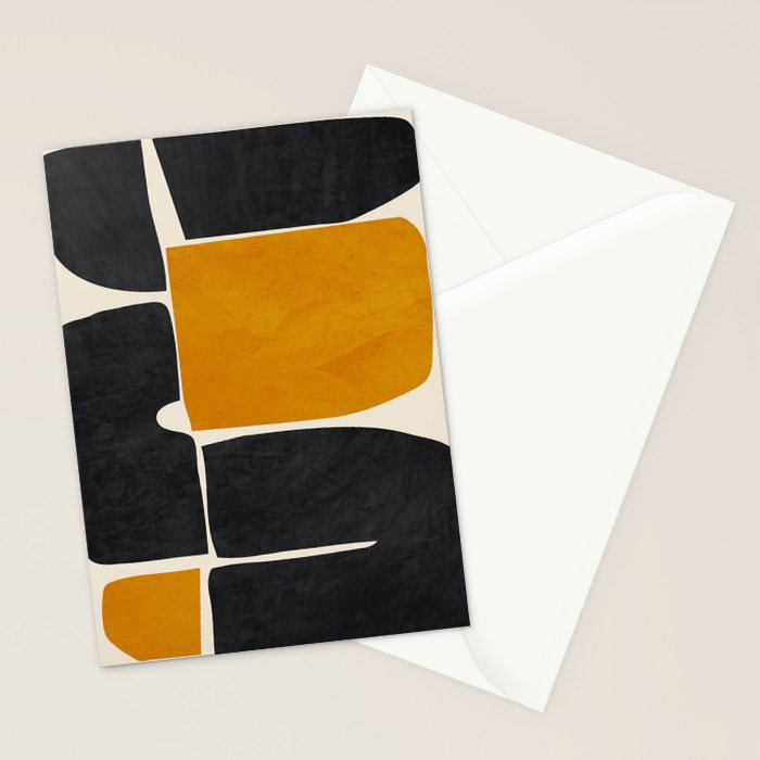 Modern Abstract Minimal Shapes 216 Stationery Card Gallery Image 2