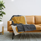 Modern Abstract Minimal Shapes 216 Throw Blanket Gallery Image 1