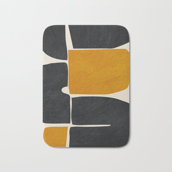 Modern Abstract Minimal Shapes 216 Bath Mat Gallery Image 1