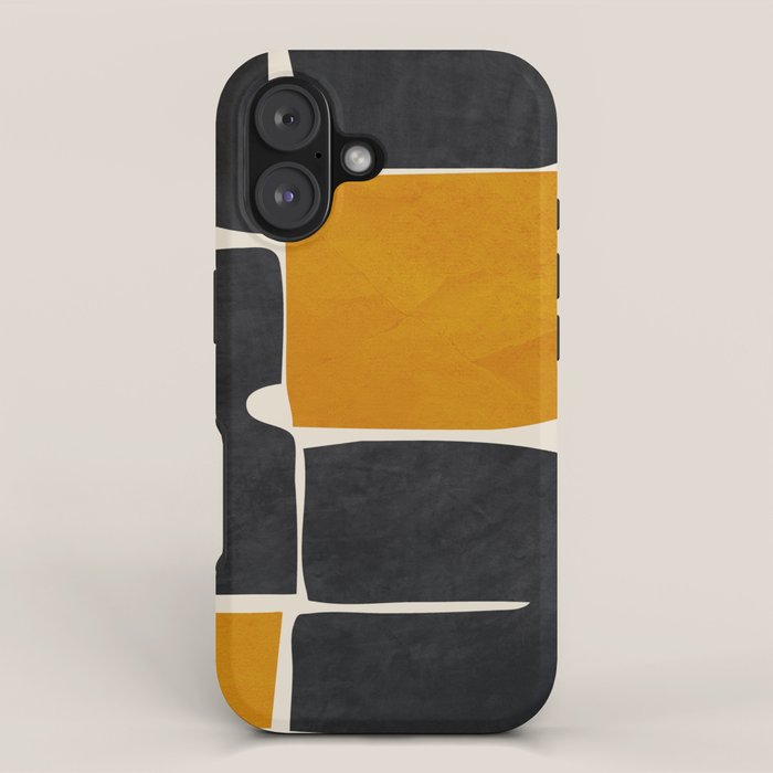 Modern Abstract Minimal Shapes 216 iPhone Case Gallery Image 1