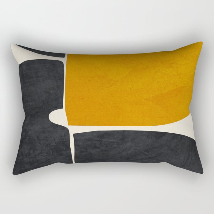 Modern Abstract Minimal Shapes 216 Rectangular Pillow Gallery Image 1
