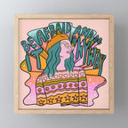 Be Afraid Mini Art Print Gallery Image 1