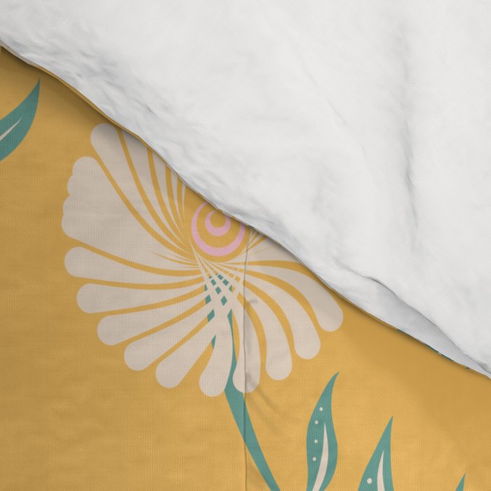 Yellow Flowers Comforter Gallery Image 4