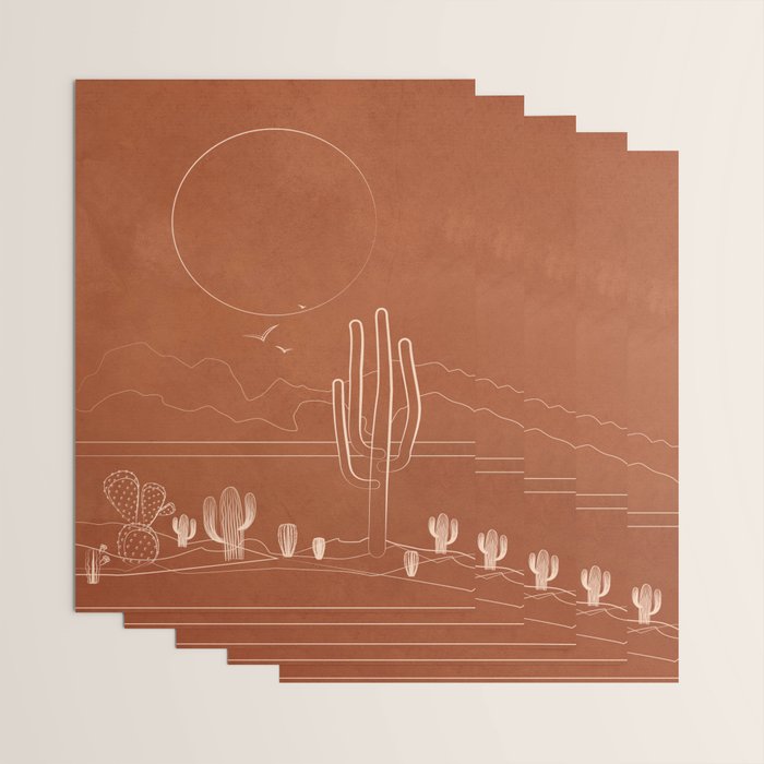 Sun over the Desert 1 Wrapping Paper Gallery Image 3